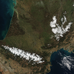 snow and ice on the ground