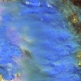 Thick ice clouds covered by large ice crystals