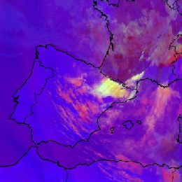 High level lee clouds