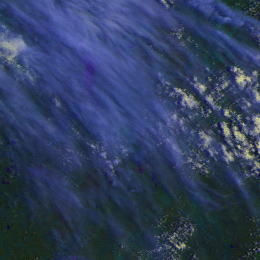 Thin high-level clouds